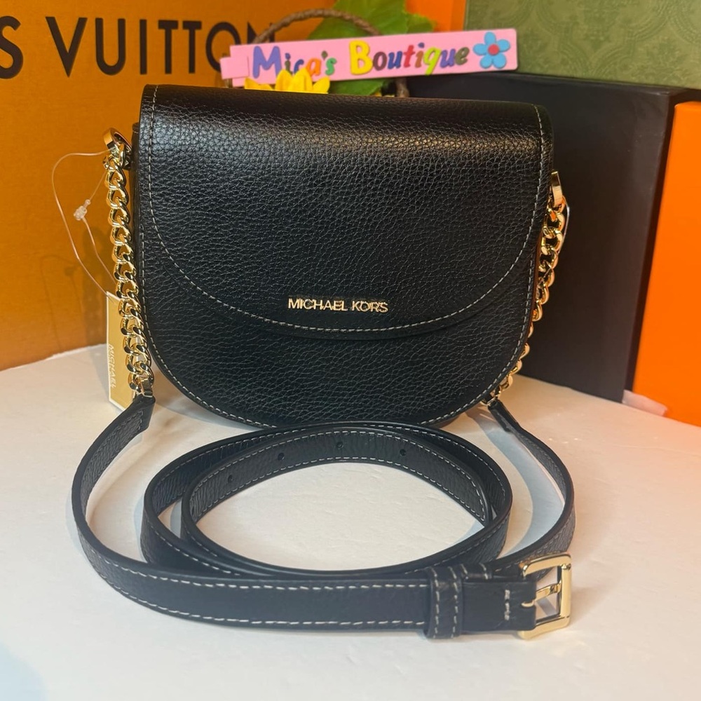 Michael Kors Jet Set Black Crossbody Bag